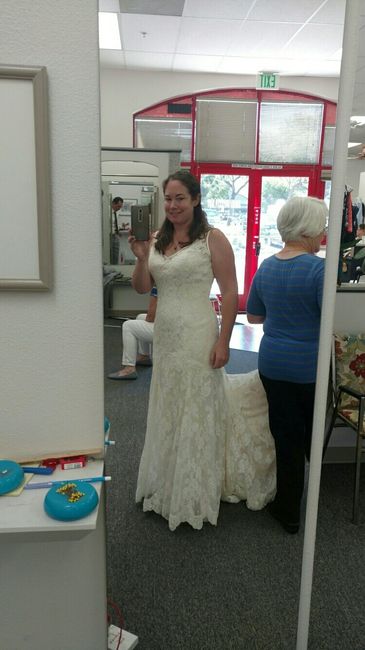 Whew - dress fit! :) :)
