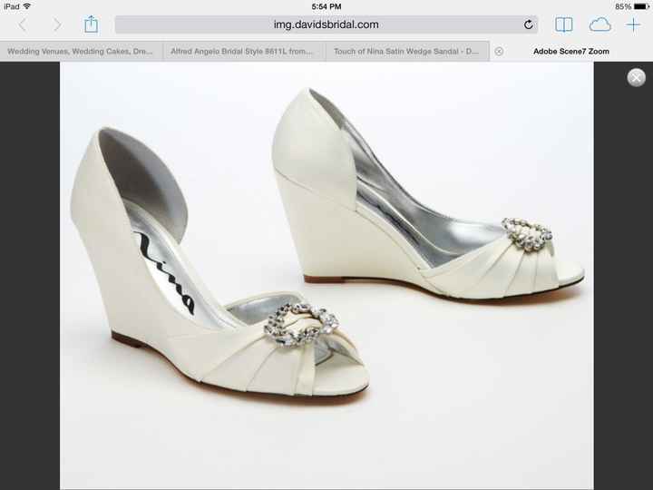 Please help me find wedding wedges!