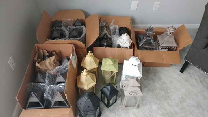 Lantern centerpieces