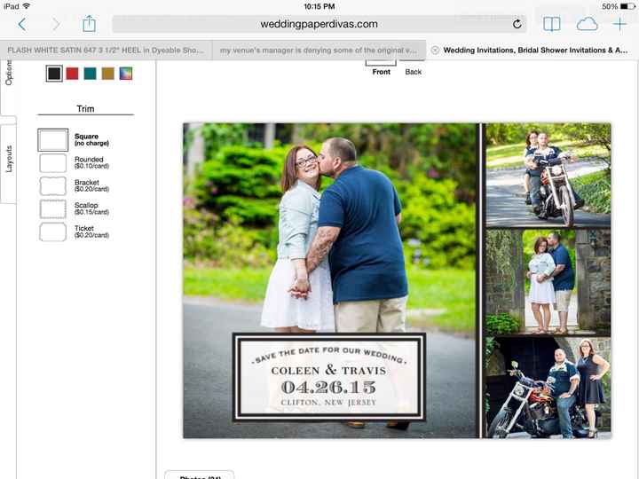 Ordering Save the Dates! Which one?