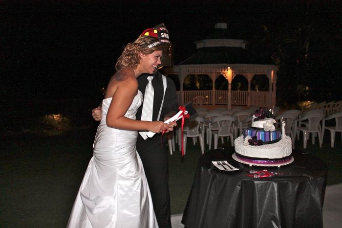 firefighter wedding