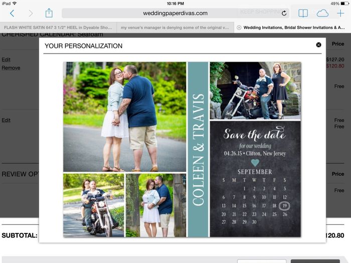 Ordering Save the Dates! Which one?