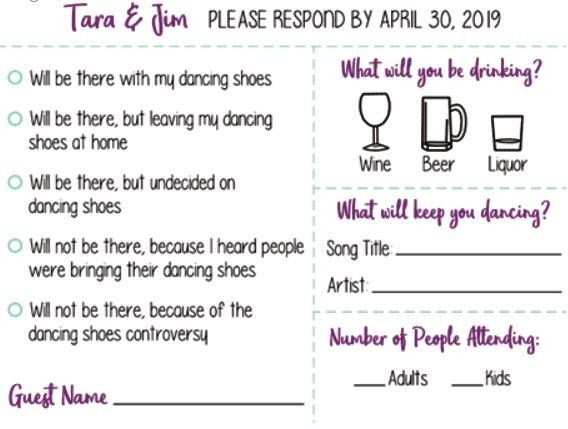 RSVP Card