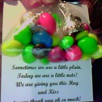 I combined place cards and favors.