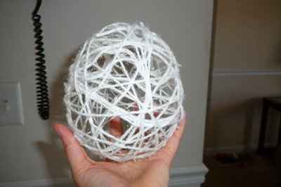 My string balls are done!!! and I have my aisle decor figured out! **PICS**