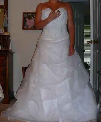 Thinking of altering my dress to sweetheart neckline... opinions please! *PICS*