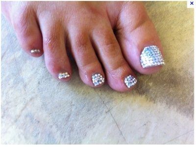 Glitter toes