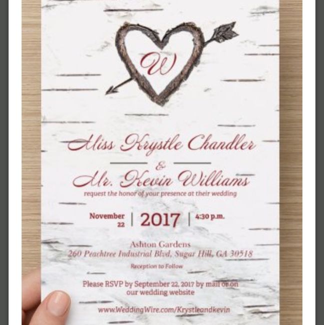 Wedding invites?