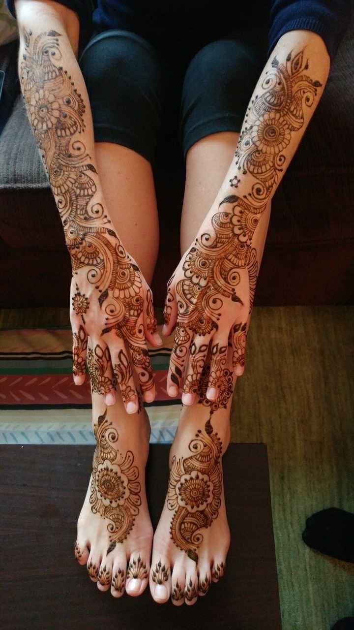 Henna tattoos