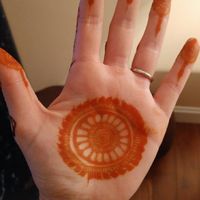 Henna tattoos