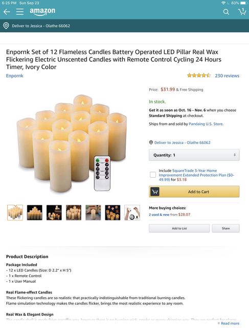 Looking for bright flameless candles to put in tree lanterns. Any ideas? 1