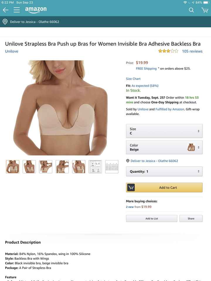 Last minute dress change need help with bra!! - 1