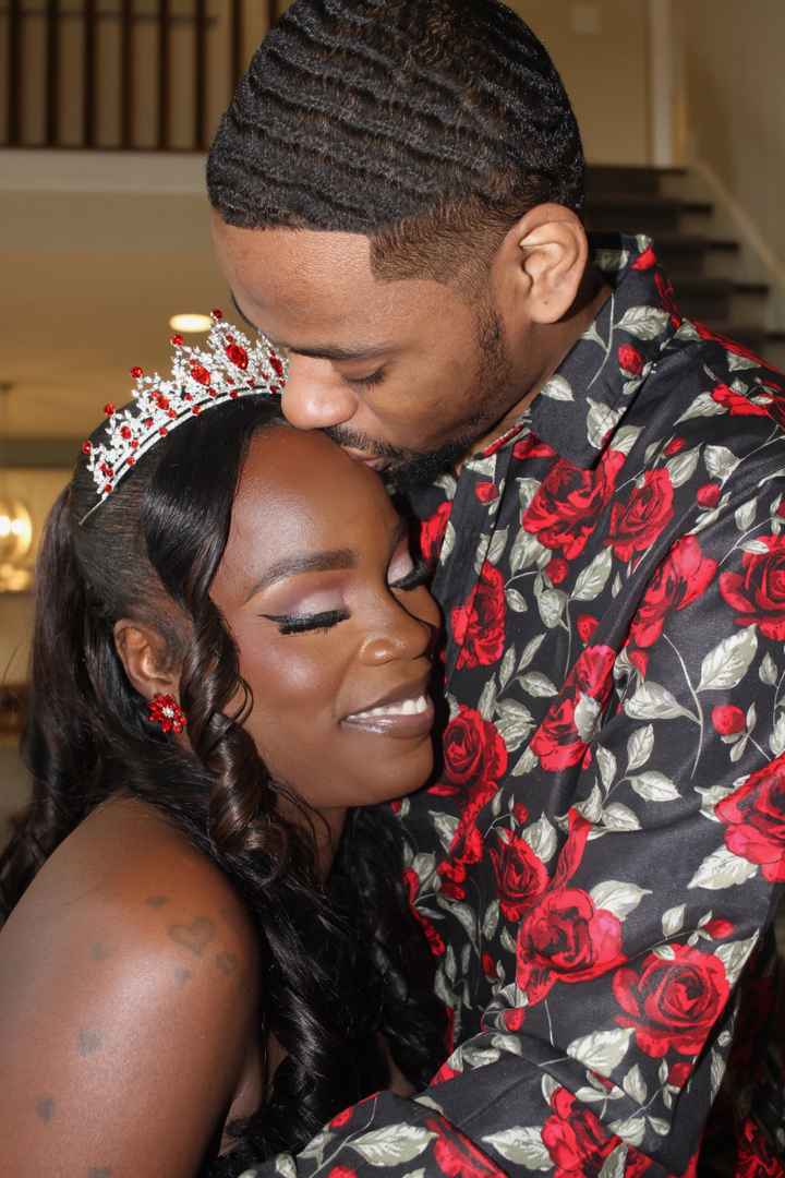 My favorite engagement photo with my king 👑 drop yours 2-14-25 The Lover’s Ball - 1