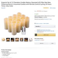 Looking for bright flameless candles to put in tree lanterns. Any ideas? - 1