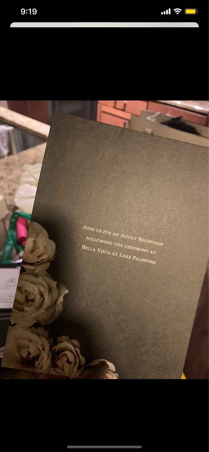 Invitation Verbiage - 1