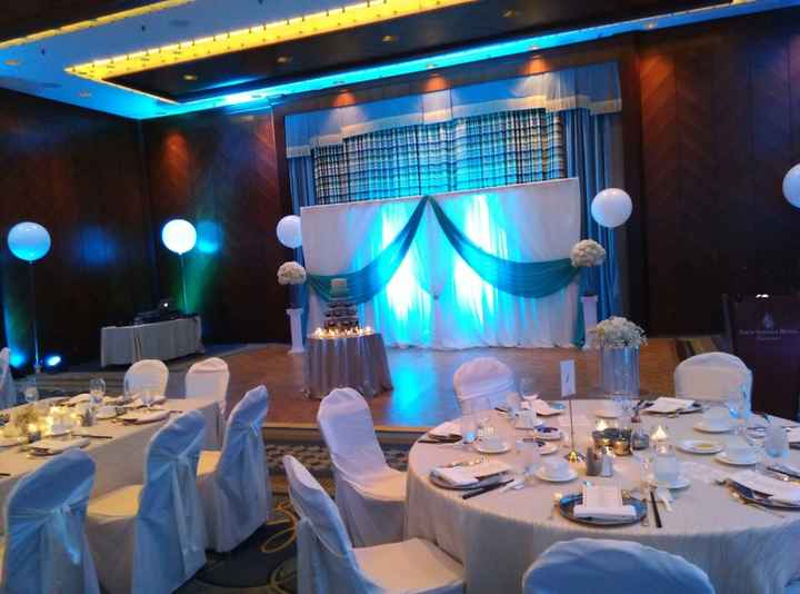 Ceremony flowers doubling as centerpieces?