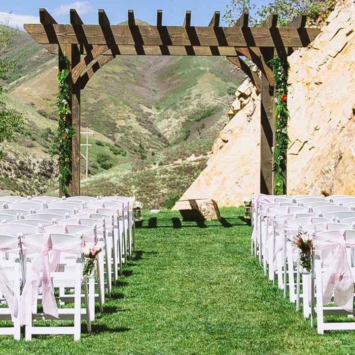 How did/are you decorating your aisle and arch?