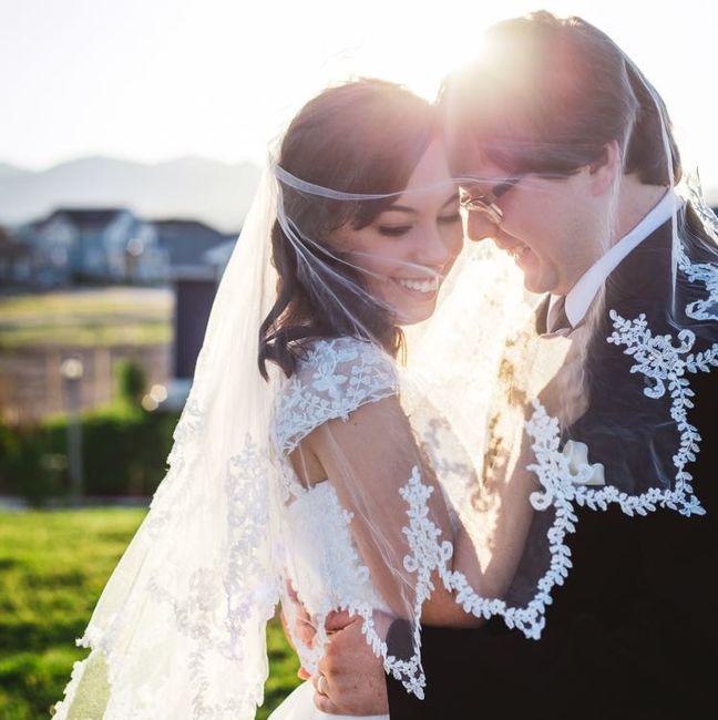 Bridal photos after the wedding