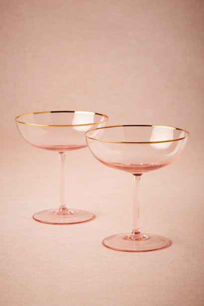Champagne flutes and cake cutting sets!