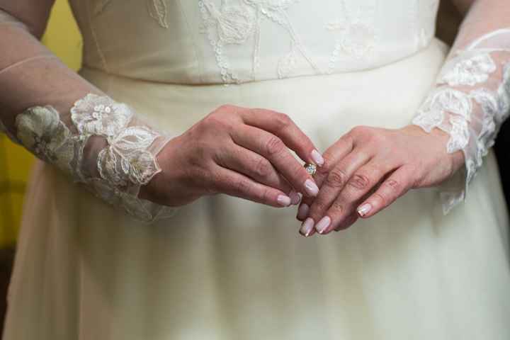 Wedding day nails - 2