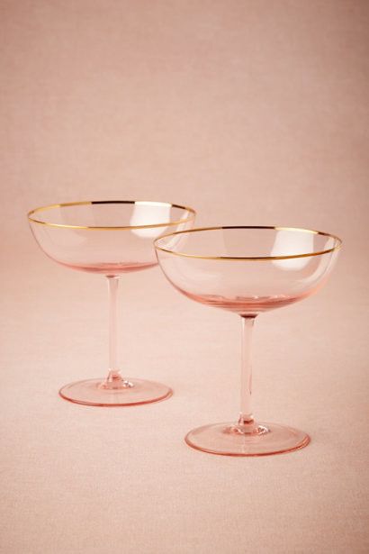 Champagne flutes and cake cutting sets!