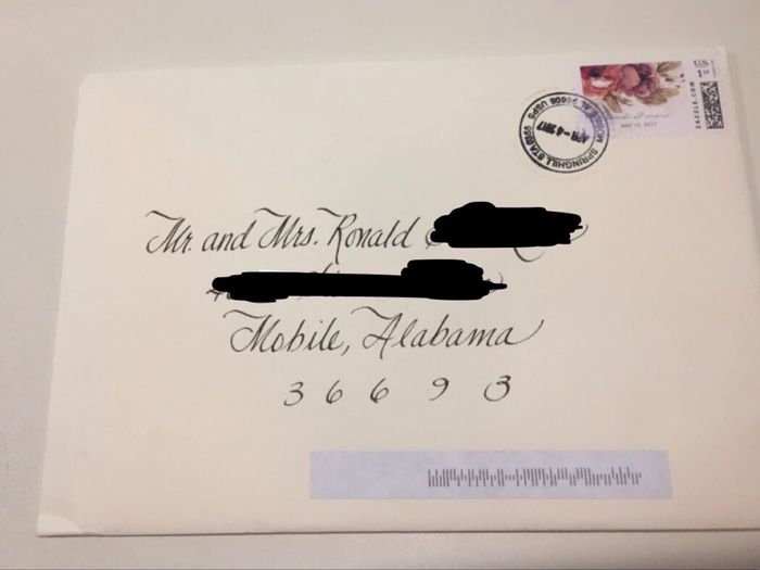 They machined our non machinable stamped invitations, and ruined the fancy  hand cancelled stamp from the Bridal Veil, Oregon post office. : r/USPS