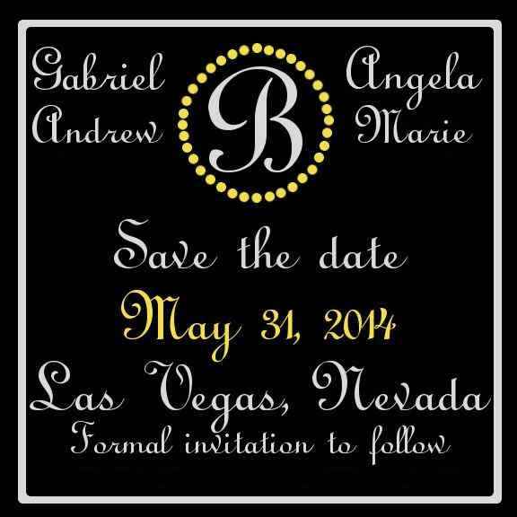 My Save The Dates ...