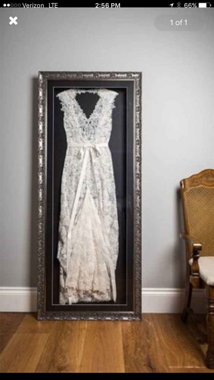 Wedding's Over... what to do with my dress??