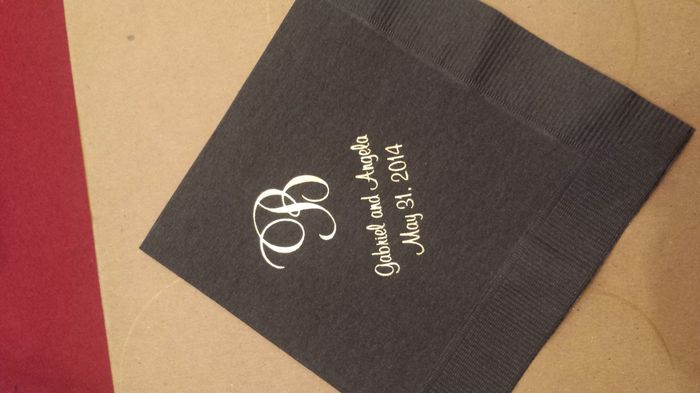 Personalized napkins?