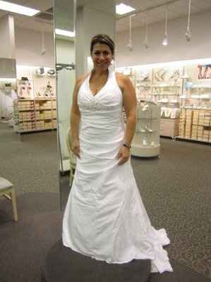 I HAVE MY HOLY FRICKIN WEDDING DRESS! But now I need some shoes...