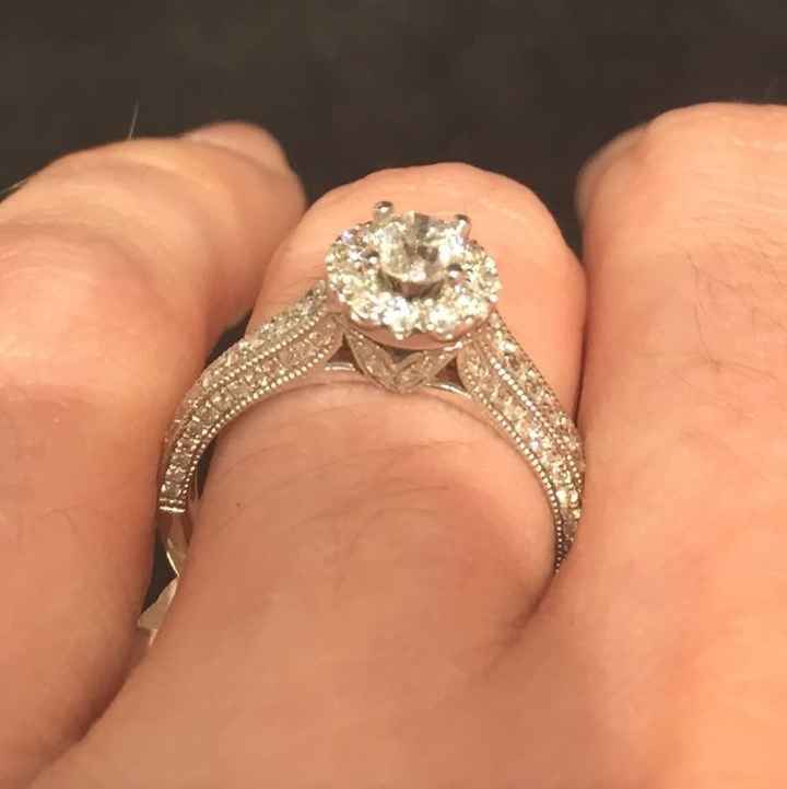 I can't stop staring at my ring!