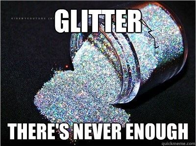 Anyone incorporating glitter into their wedding decor?
