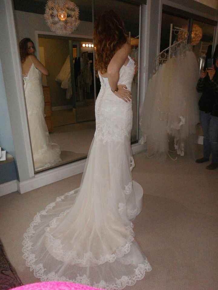 I bought my wedding dress today:)