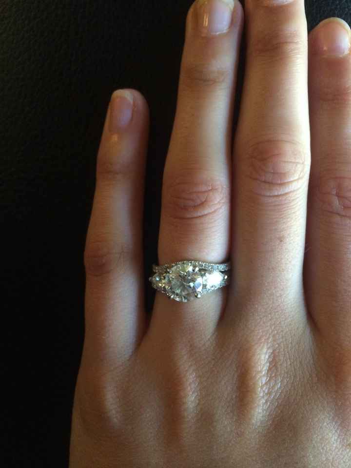 My wedding band came in!  Show me yours!