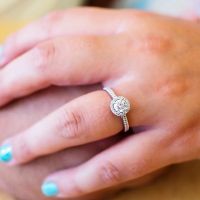 Let's see those rings! And for the Mrs lets see the bands with it ! I LOVE seeing everyone's bling:)