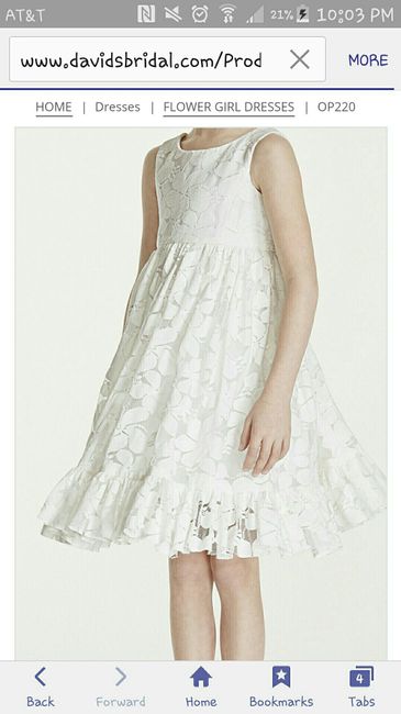Flower girl attire