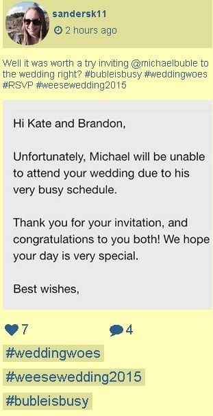 Celebrity Invites: Wedding Edition