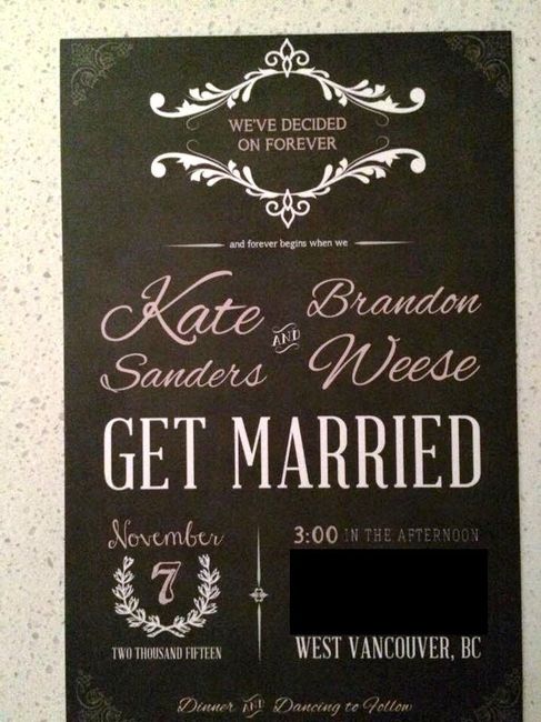 Invitations, 100 days today November Brides! (Pics)