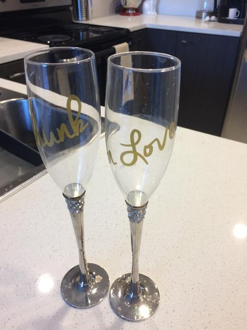 Fake Rings, Mickey & Minnie and Champagne Flutes! (Pics)