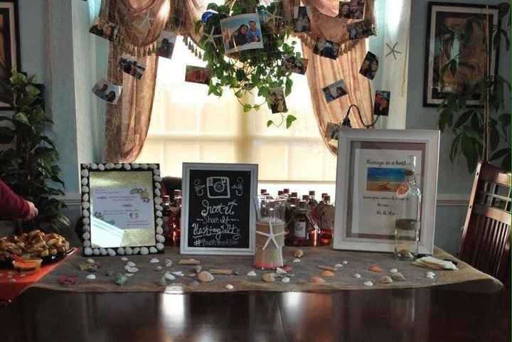 Beach theme shower!