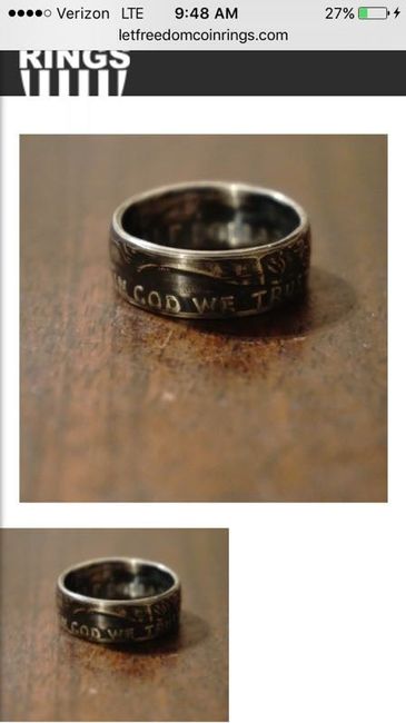 Your mans wedding band?