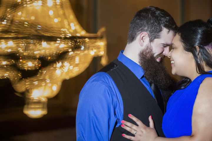 Indoor Engagement Photos
