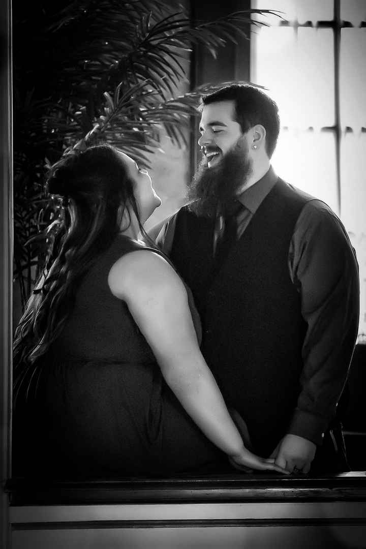 Indoor Engagement Photos
