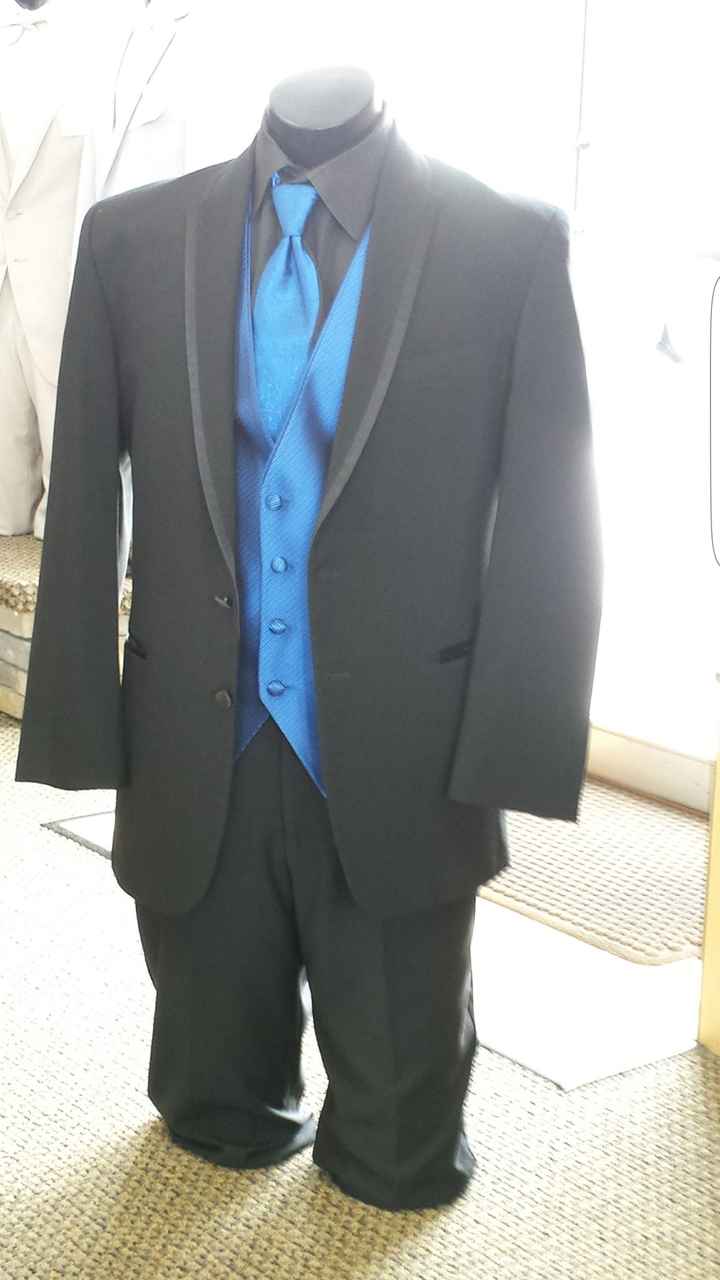 Navy and gold wedding