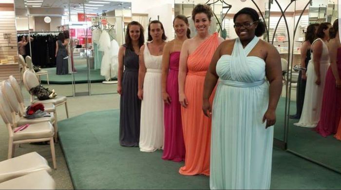 Flattering Bridesmaid dress shape?
