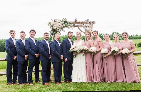 Uneven bridal party - 1