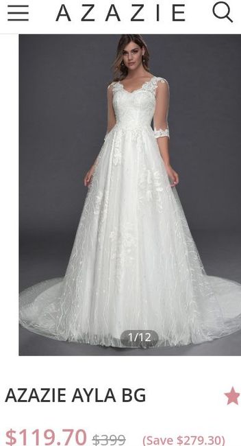 Too early to look for wedding dress? - 1