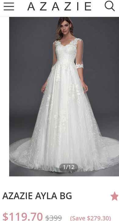 Too early to look for wedding dress? - 1