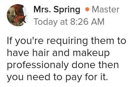Bridesmaids hair/makeup - 1
