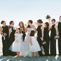 SHOW ME YOUR NAVY BLUE BRIDESMAIDS DRESSES.